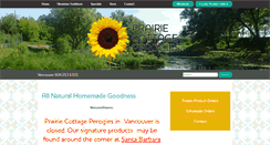 Desktop Screenshot of prairiecottageperogies.com